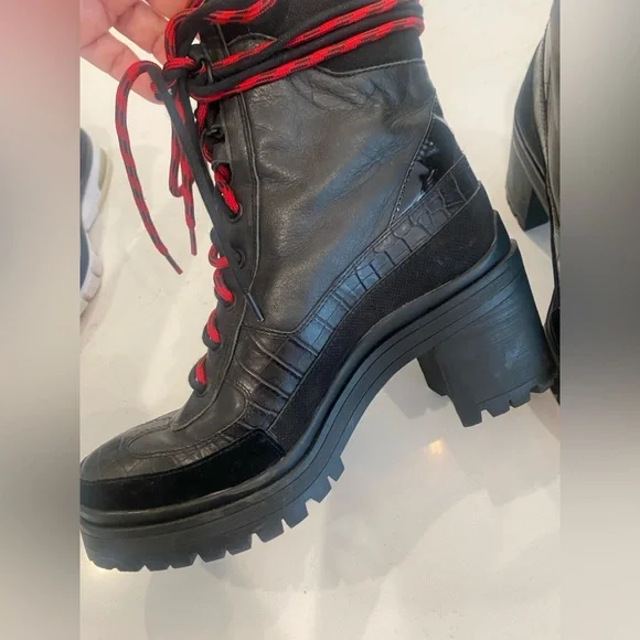 Gianni Bini moto/ combat boots size 9 - Picture 6 of 13